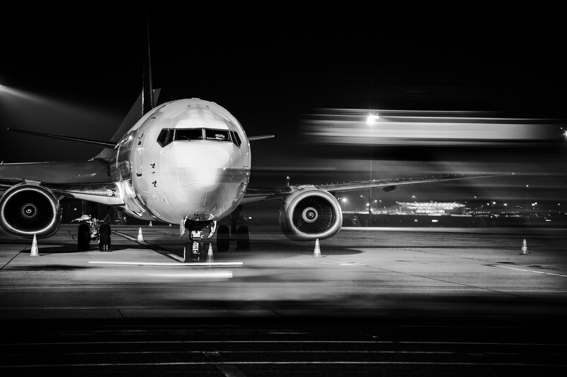 Flughafen Transfer Box Bild